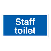 Staff Toilet Sign